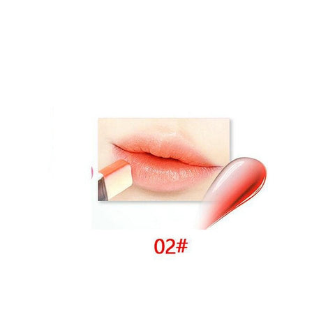 1pcs LIPHOP 8 Colors Lip Gloss Makeup Double Colors Lipstick Moisturizing Gradient Lipsticks Lips Cosmetic Fashion Lip Blam