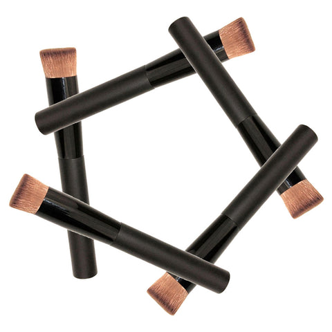 New Hot Pro Multipurpose Liquid Face Blush Fashion Wooden Handle Animal Hair  Brush Foundation Cosmetic Makeup Tools  Mask Brush
