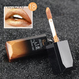 Nude Sexy Lipstick Metallic Lip Gloss Longlasting Pigment Matte Liquid Lipstick Women Fashion Makeup Cosmetic Valentine's GIFT 1