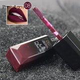 Nude Sexy Lipstick Metallic Lip Gloss Longlasting Pigment Matte Liquid Lipstick Women Fashion Makeup Cosmetic Valentine's GIFT 1