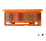 Fashion Cute Long Lasting Matte Eyeshadow Pallete Make Up Earth Palette Eye Shadow Makeup Glitter Waterproof Earth color rainbow