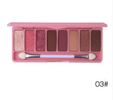 Fashion Cute Long Lasting Matte Eyeshadow Pallete Make Up Earth Palette Eye Shadow Makeup Glitter Waterproof Earth color rainbow