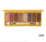 Fashion Cute Long Lasting Matte Eyeshadow Pallete Make Up Earth Palette Eye Shadow Makeup Glitter Waterproof Earth color rainbow