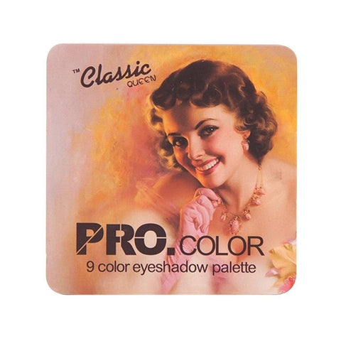Classic  long-lasting eye palette fashion shiny eye shadow disc 9 colors
