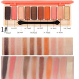 GIVENONE 10 Colors Fashion eyeshadow palette Matte EyeShadow palette Glitter eye shadow MakeUp Nude MakeUp set Korea makeup