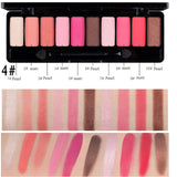 GIVENONE 10 Colors Fashion eyeshadow palette Matte EyeShadow palette Glitter eye shadow MakeUp Nude MakeUp set Korea makeup