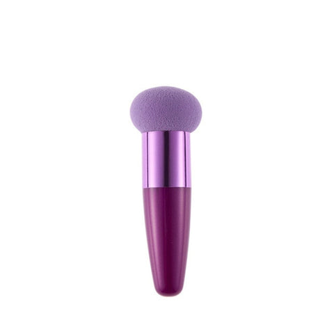 Fashion Women Makeup Puff With Handle Latex Dry Wet Dual-purpose Face Sponge Foundation Blender For Lady Cosmetic Makeup Tool