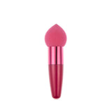 Fashion Women Makeup Puff With Handle Latex Dry Wet Dual-purpose Face Sponge Foundation Blender For Lady Cosmetic Makeup Tool