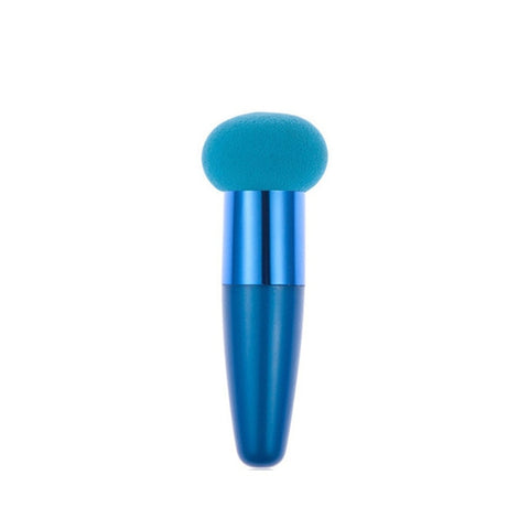Fashion Women Makeup Puff With Handle Latex Dry Wet Dual-purpose Face Sponge Foundation Blender For Lady Cosmetic Makeup Tool