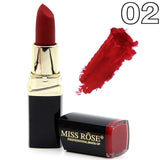 Fashion Matte Lipstick Lot Cosmetic Waterproof Long Lasting Pigment Velvet Miss Rose Brand Sexy Lip Matte Nude Lipstick Kits