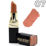 Fashion Matte Lipstick Lot Cosmetic Waterproof Long Lasting Pigment Velvet Miss Rose Brand Sexy Lip Matte Nude Lipstick Kits