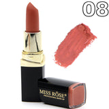 Fashion Matte Lipstick Lot Cosmetic Waterproof Long Lasting Pigment Velvet Miss Rose Brand Sexy Lip Matte Nude Lipstick Kits