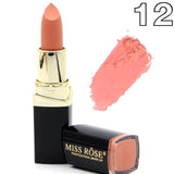 Fashion Matte Lipstick Lot Cosmetic Waterproof Long Lasting Pigment Velvet Miss Rose Brand Sexy Lip Matte Nude Lipstick Kits