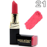 Fashion Matte Lipstick Lot Cosmetic Waterproof Long Lasting Pigment Velvet Miss Rose Brand Sexy Lip Matte Nude Lipstick Kits