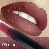 Women Fashion Sexy Long Lasting Liquid Matte Lipstick Lip Tattoo Makeup Pigment Nude Lip Tint Cosmentic Matte Velvet Lipgloss