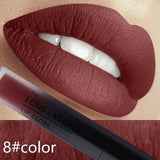 Women Fashion Sexy Long Lasting Liquid Matte Lipstick Lip Tattoo Makeup Pigment Nude Lip Tint Cosmentic Matte Velvet Lipgloss
