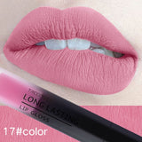 Women Fashion Sexy Long Lasting Liquid Matte Lipstick Lip Tattoo Makeup Pigment Nude Lip Tint Cosmentic Matte Velvet Lipgloss