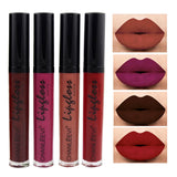 8 Colors Sexy Fashion Liquid Lipstick 24 Hours Long Lasting Makeup Matte Lip Gloss Red Purple Velvet Pigment Lip Gloss Beauty