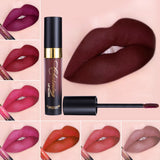 Fexport Cosmetics 12Color Fashion Liquid Matte Lipstick Longlasting Makeup Nude Longwear Lip Gloss for Wholesale Maquiagem F6101