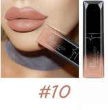 PUDAIER Waterproof Nude Matte Velvet Glossy Lip Gloss Lipstick Lip Balm Sexy Red Lip Tint 21 Colors Women Fashion Makeup Gift