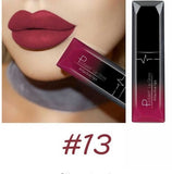 PUDAIER Waterproof Nude Matte Velvet Glossy Lip Gloss Lipstick Lip Balm Sexy Red Lip Tint 21 Colors Women Fashion Makeup Gift