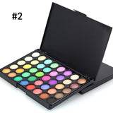 Popfeel 40 colors eye shadow Fashion eyeshadow palette Matte Glitter eye shadow MakeUp Nude MakeUp set Shine Nude Make Up Kit