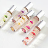 #5001 Fashion High Quality 5 choices Lipstick Beauty Bright Flower Crystal Jelly Lipstick Magic Temperature Change Color Lip Bal
