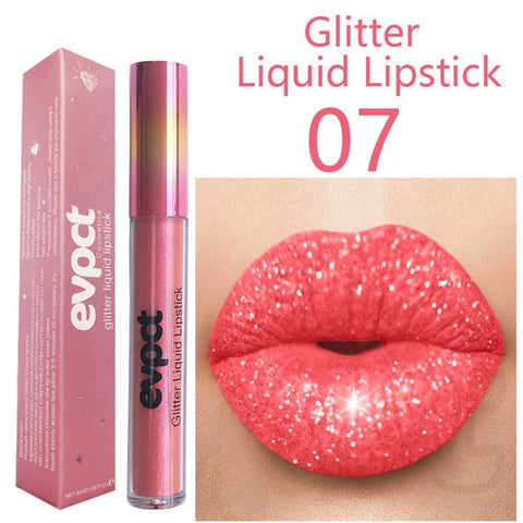 Fashion Lipstick Women Sexy Waterproof Lips Metallic Lip Gloss lipstick pack long lasting lipstick waterproof makeup star