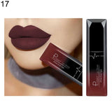 21 Color Matte Non-fading Lip Gloss Women Matter Lipstick Fashion Durable Waterproof Lipstick Pudaier