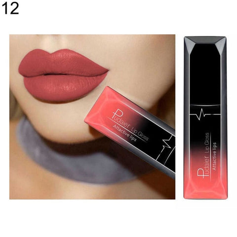 21 Color Matte Non-fading Lip Gloss Women Matter Lipstick Fashion Durable Waterproof Lipstick Pudaier