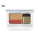 Double Color Women's Fashion Lazy Shadow Eyeshadow Makeup Palette Pigment Waterproof Shimmer Eye Makeup Cosmetics