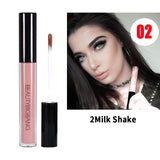 New 2018 Fashion Matte Lipstick Soft Matte Lip Cream Makeup Lipstick Lip gloss Brown Nude Chocolate Color  Liquid Lipstick