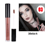 New 2018 Fashion Matte Lipstick Soft Matte Lip Cream Makeup Lipstick Lip gloss Brown Nude Chocolate Color  Liquid Lipstick