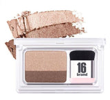 Fashion Eyeshadow Palette 2 Colors Matte Eye Shadow Naked Palette Glitter Eye Shadow Make Up Nude