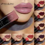 Nude Sexy Lipstick Metallic Lip Gloss Longlasting Pigment Matte Liquid Lipstick Women Fashion Makeup Cosmetic Valentine's GIFT 1