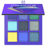 9 Colors New Matte Eyeshadow Cream Makeup Fashion Smokey Shimmer Matte Eyeshadow Palette Party Cosmetics Festival Eye Shadow Set