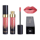 Fexport Cosmetics 12Color Fashion Liquid Matte Lipstick Longlasting Makeup Nude Longwear Lip Gloss for Wholesale Maquiagem F6101
