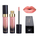 Fexport Cosmetics 12Color Fashion Liquid Matte Lipstick Longlasting Makeup Nude Longwear Lip Gloss for Wholesale Maquiagem F6101