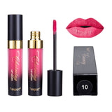 Fexport Cosmetics 12Color Fashion Liquid Matte Lipstick Longlasting Makeup Nude Longwear Lip Gloss for Wholesale Maquiagem F6101