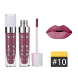 Fexport Cosmetics 12Color Fashion Liquid Matte Lipstick Longlasting Makeup Nude Longwear Lip Gloss for Wholesale Maquiagem F6101