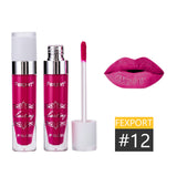 Fexport Cosmetics 12Color Fashion Liquid Matte Lipstick Longlasting Makeup Nude Longwear Lip Gloss for Wholesale Maquiagem F6101