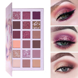 Maquiagem Professional 18 Colors Fashion Glitter Eyeshadow Palette Natural Nude Makeup Set Shimmer Matte Eye Shadow with Brush
