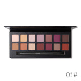 Maquiagem Professional 18 Colors Fashion Glitter Eyeshadow Palette Natural Nude Makeup Set Shimmer Matte Eye Shadow with Brush