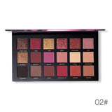 Maquiagem Professional 18 Colors Fashion Glitter Eyeshadow Palette Natural Nude Makeup Set Shimmer Matte Eye Shadow with Brush