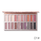 Maquiagem Professional 18 Colors Fashion Glitter Eyeshadow Palette Natural Nude Makeup Set Shimmer Matte Eye Shadow with Brush
