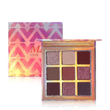 Maquiagem Professional 18 Colors Fashion Glitter Eyeshadow Palette Natural Nude Makeup Set Shimmer Matte Eye Shadow with Brush