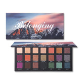 Maquiagem Professional 18 Colors Fashion Glitter Eyeshadow Palette Natural Nude Makeup Set Shimmer Matte Eye Shadow with Brush