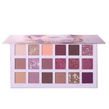 Maquiagem Professional 18 Colors Fashion Glitter Eyeshadow Palette Natural Nude Makeup Set Shimmer Matte Eye Shadow with Brush