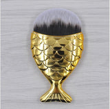 Blush pretty Mermaid Makeup Brushes Powder Foundation Contour fish fashion Make Up Brush Cosmetic Tools Maquiagem