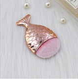 Blush pretty Mermaid Makeup Brushes Powder Foundation Contour fish fashion Make Up Brush Cosmetic Tools Maquiagem